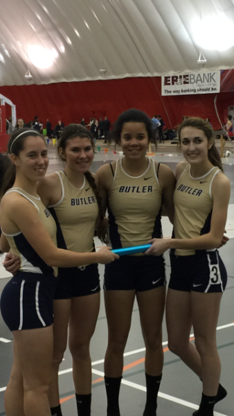 Butler Girls Indoor Track team sets marks
