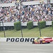 Rossi wins IndyCar race at Pocono/delayed by serious crash