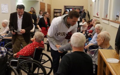 Pirates Play Santa, & Play Ball, During Annual CARE-A-Van Stop In Butler