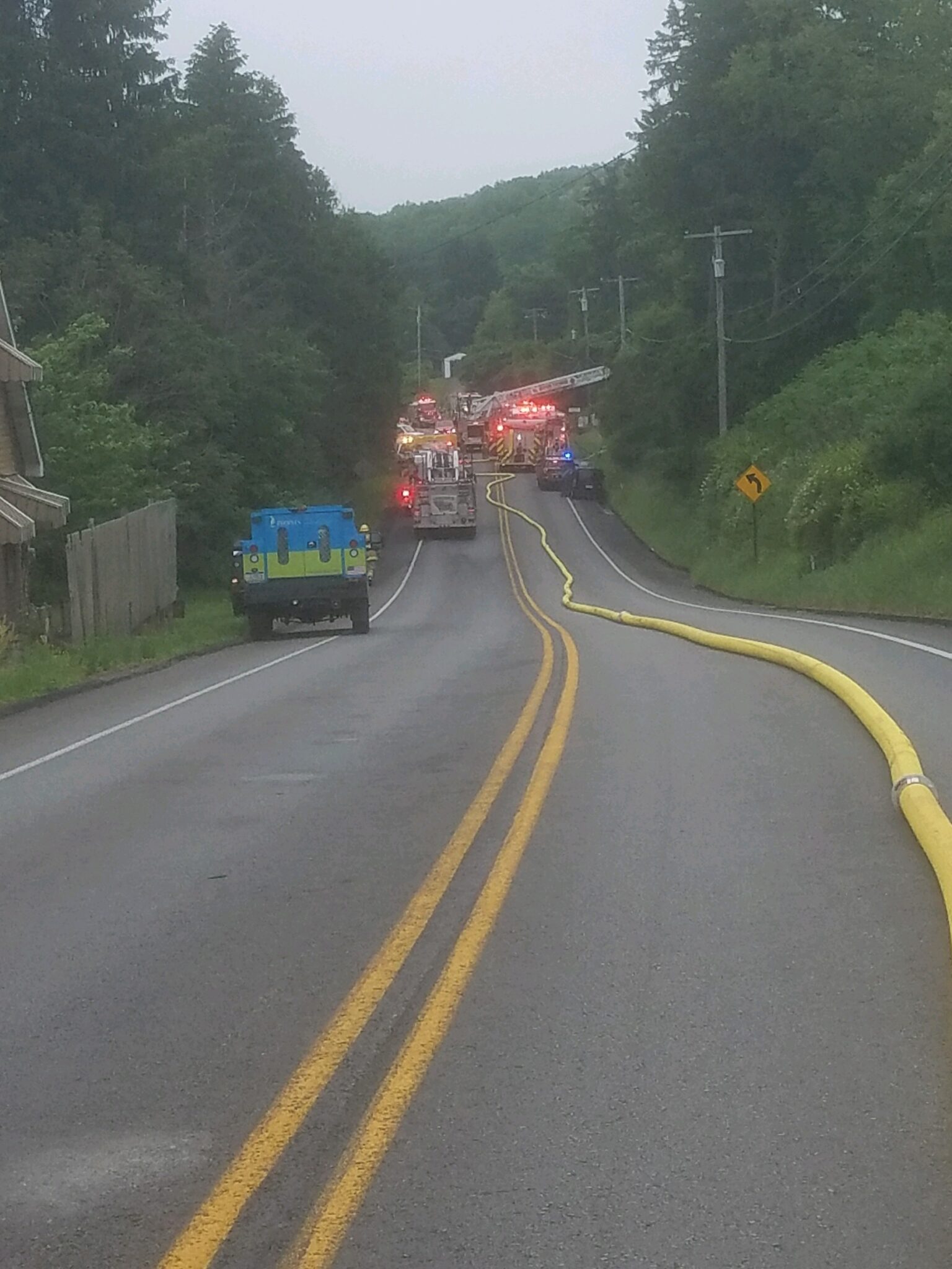 Crews Battle House Fire In Center Twp.