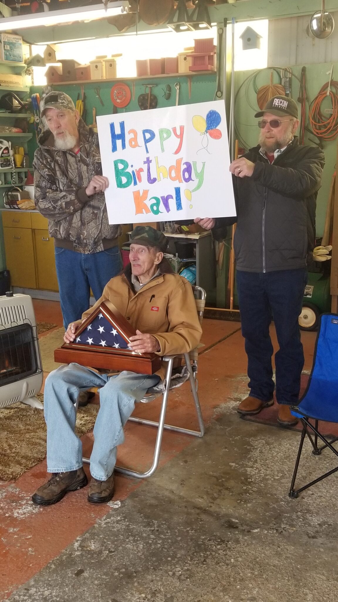 Marine Celebrates 100th Birthday