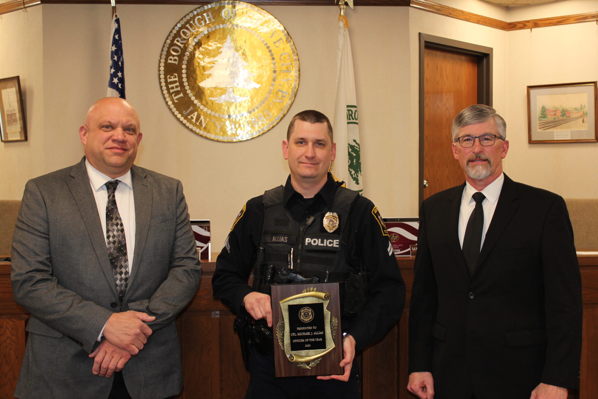 Grove City Police Recognize Officer Of The Year