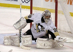 Fleury reaches career mark in Vegas win