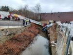 Car Crashes Into Creek