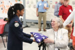 JROTC Students Honor WWII Vet