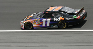 Hamlin takes a tread-shredding Bristol race